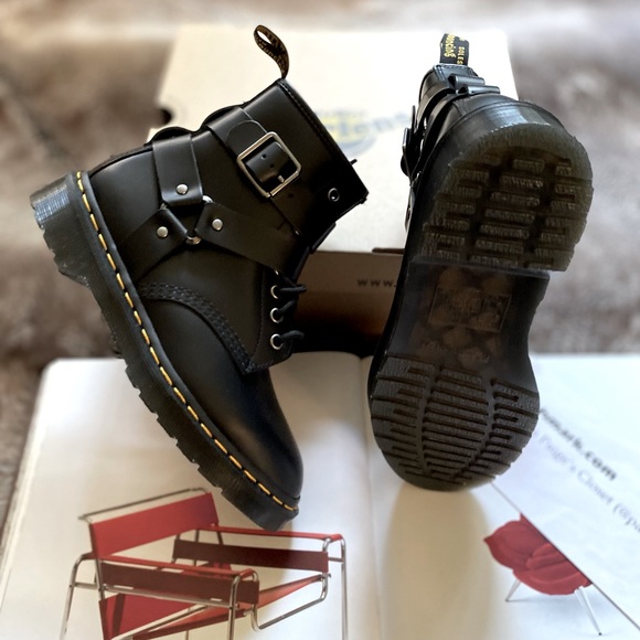 Dr. Martens Cristofor Leather Moto Boot (Women) - Picture 14 of 16